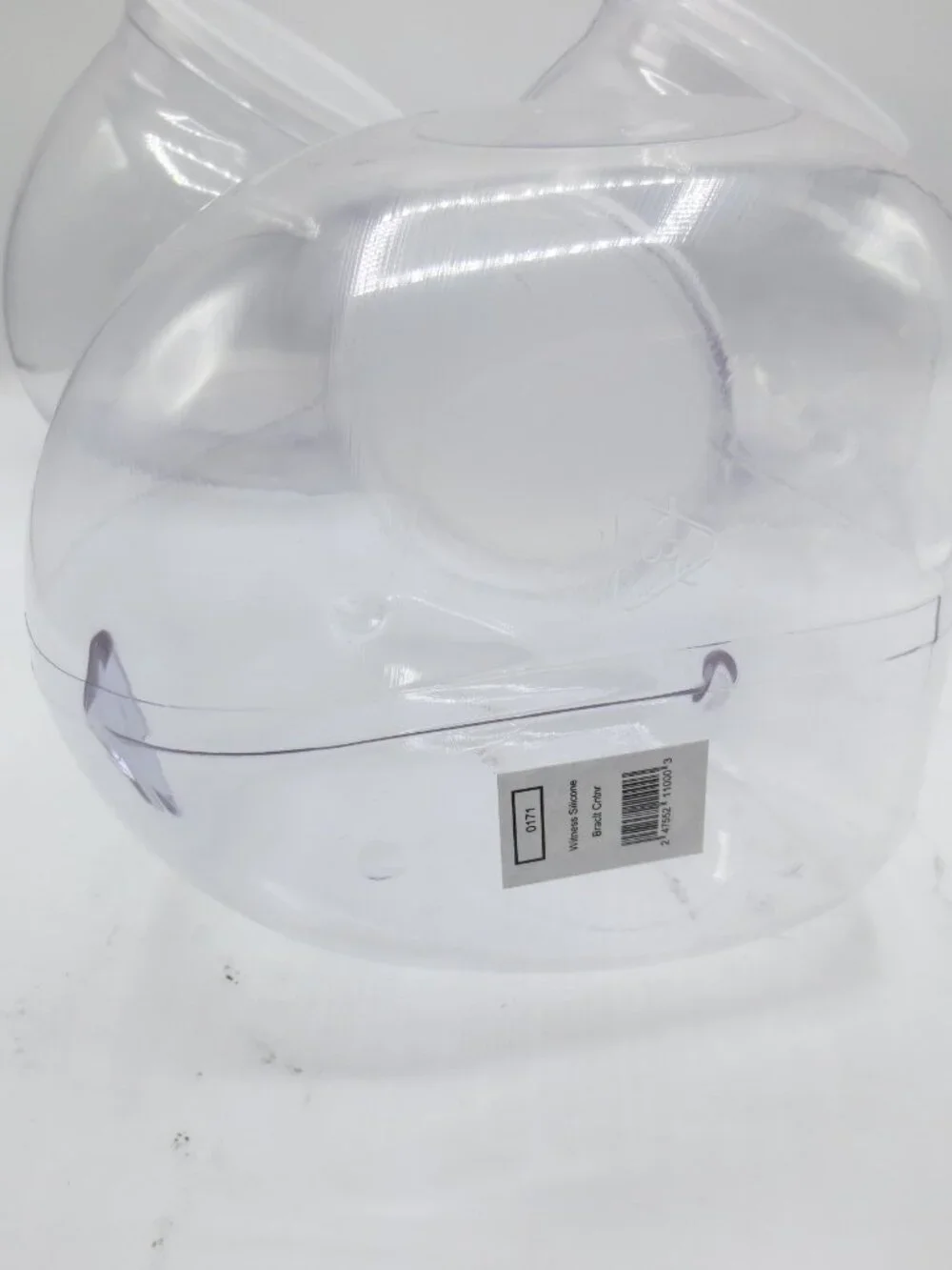 Plastic Containers Lot of 3 Fishbowl Candy Bowls With Lids